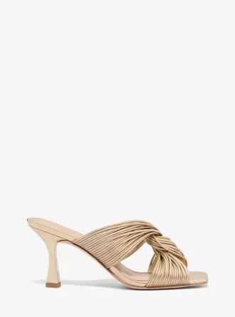 Μεταλλικό σανδάλι Alessia Mule