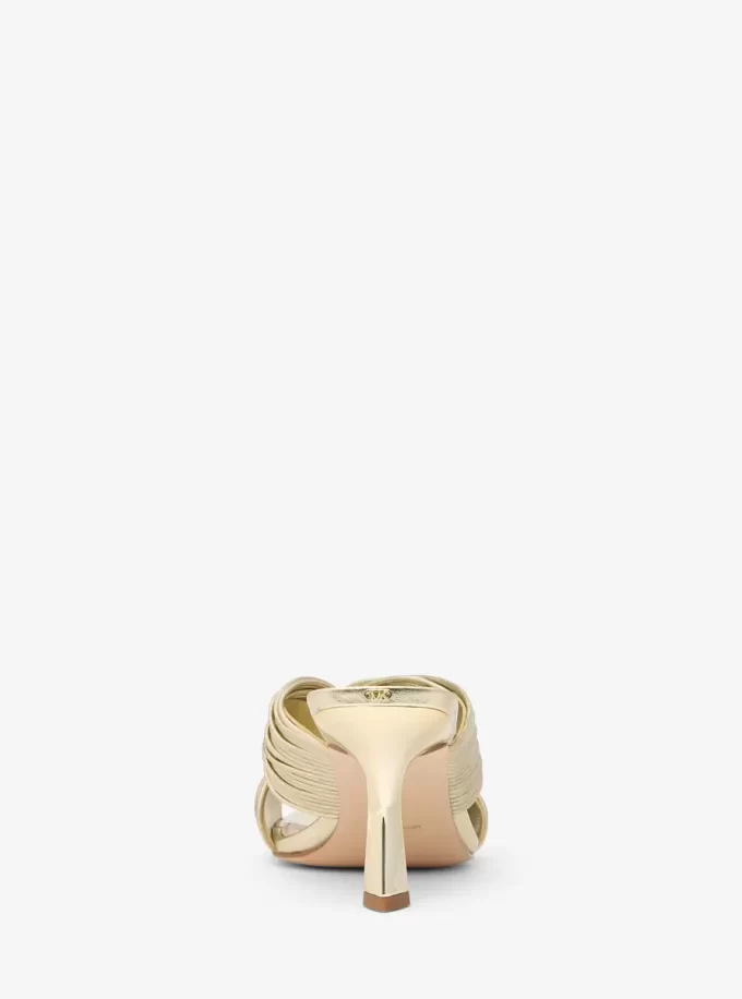 Μεταλλικό σανδάλι Alessia Mule