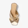 Μεταλλικό σανδάλι Alessia Mule