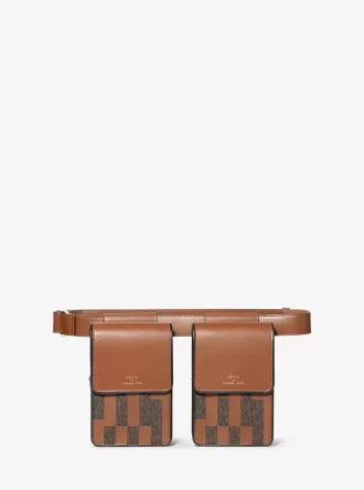 Τσάντα ASHYA X MICHAEL KORS Saga Signature και Δέρμα με Πολλαπλές τσάντες