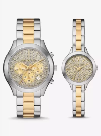 Σετ ρολογιών Aspyn His and Hers Pavé σε δύο αποχρώσεις
