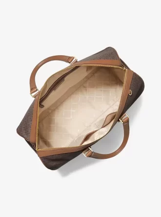Τσάντα Σαββατοκύριακου Bedford Travel Extra-Large με ρίγες και λογότυπο Signature