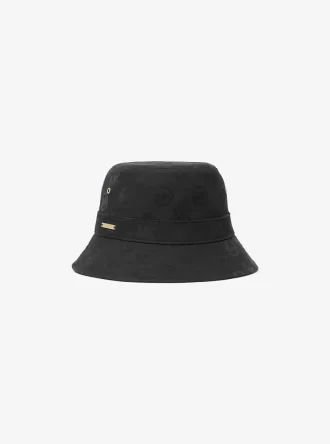 Καπέλο Bucket από ελαστικό βαμβάκι με ανάγλυφο λογότυπο