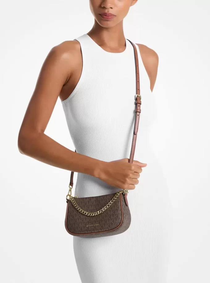 Μικρή τσάντα χιαστί Carmela Signature Logo Convertible Μικρή τσάντα χιαστί Carmela Signature Logo Convertible