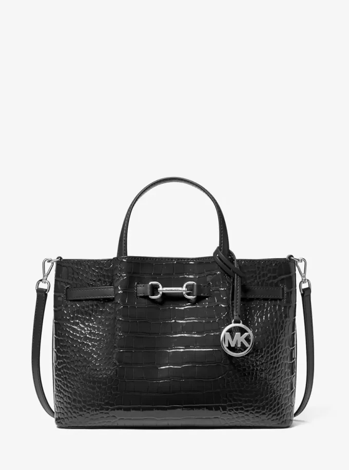 Τσάντα Carson Medium Crocodile με ανάγλυφο σχέδιο Τσάντα Carson Medium Crocodile με ανάγλυφο σχέδιο