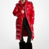 Παλτό από νάιλον Ciré Puffer Trim Faux Fur Παλτό από νάιλον Ciré Puffer Trim Faux Fur