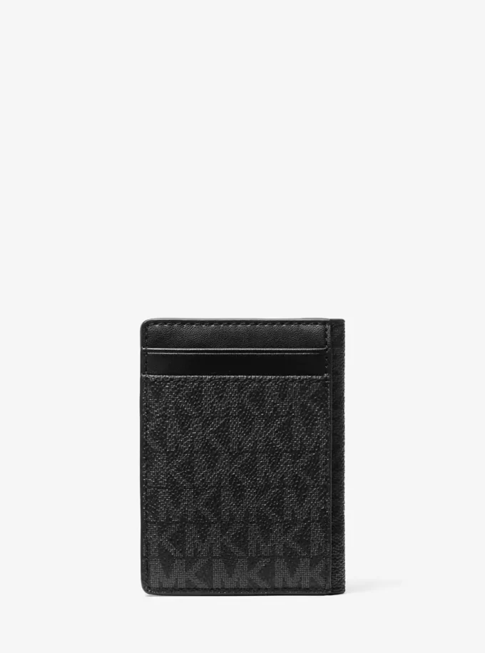 Πορτοφόλι με διπλό πορτοφόλι και λογότυπο Cooper Signature Πορτοφόλι με διπλό πορτοφόλι και λογότυπο Cooper Signature