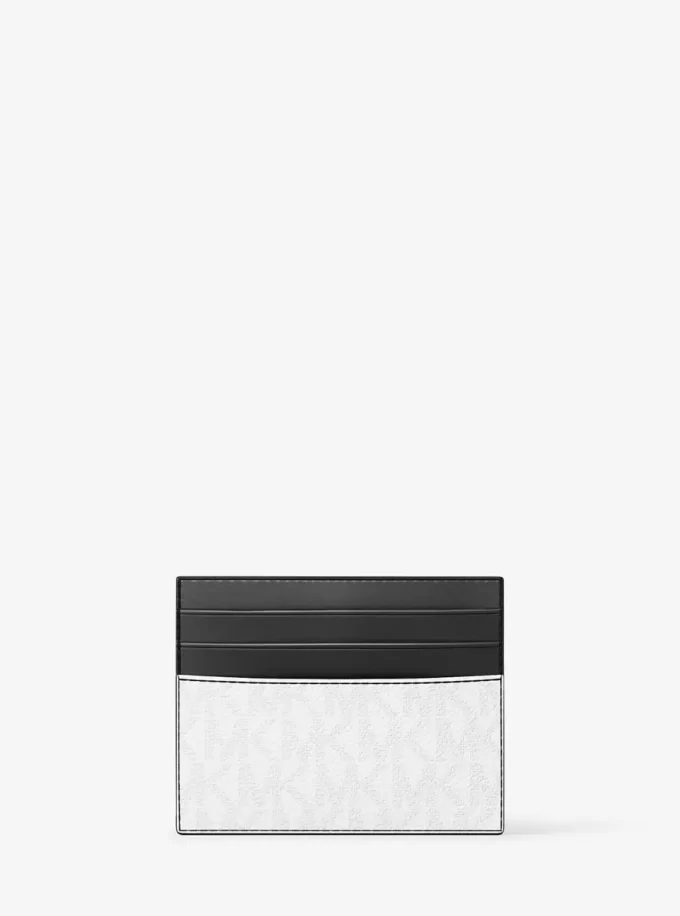 Θήκη κάρτας με ριγέ λογότυπο Cooper Signature Θήκη κάρτας με ριγέ λογότυπο Cooper Signature