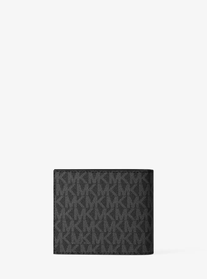 Πορτοφόλι με ριγέ λογότυπο Cooper Signature Πορτοφόλι με ριγέ λογότυπο Cooper Signature