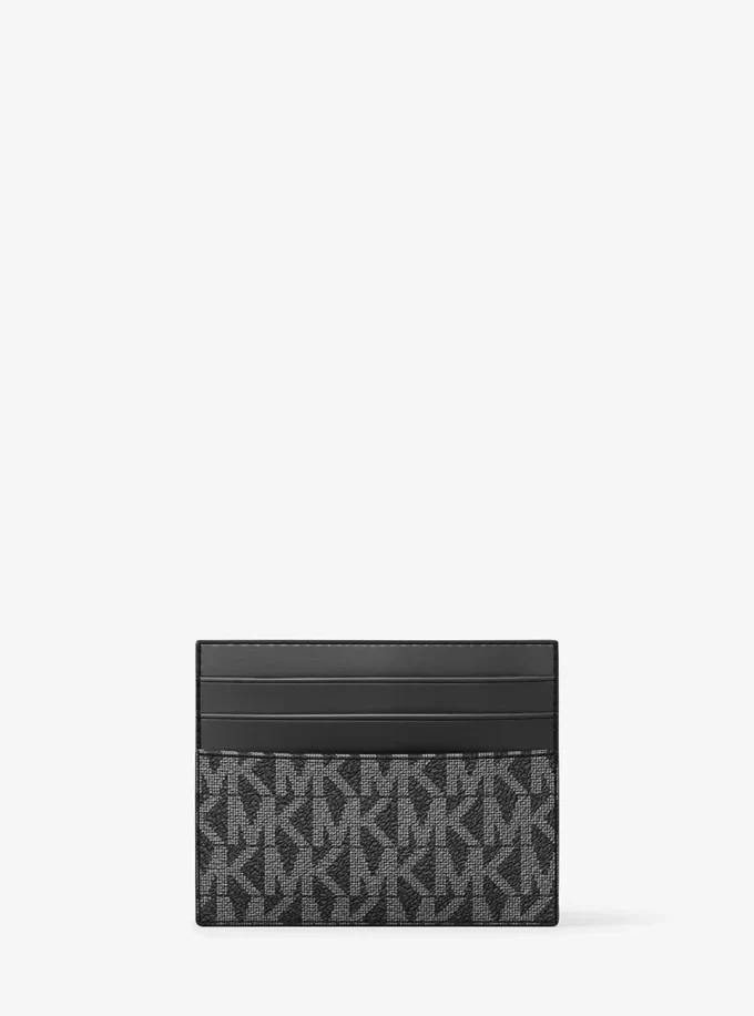 Θήκη κάρτας με ριγέ λογότυπο Cooper Signature Θήκη κάρτας με ριγέ λογότυπο Cooper Signature