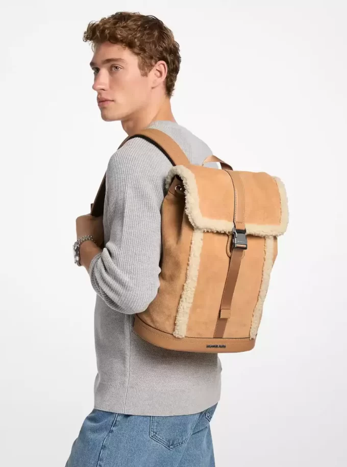 Σακίδιο πλάτης Cooper Suede και Sherpa από δέρμα Σακίδιο πλάτης Cooper Suede και Sherpa από δέρμα