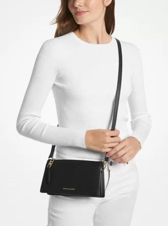 Μεγάλη Δερμάτινη Τσάντα Crossbody Empire