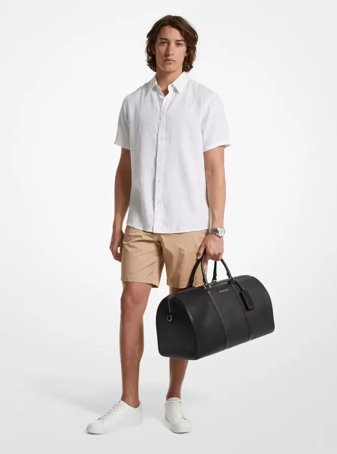 Τσάντα Duffel από Δέρμα Cooper με Βότσαλα Τσάντα Duffel από Δέρμα Cooper με Βότσαλα
