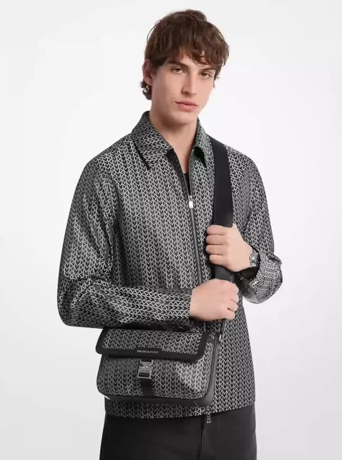 Τσάντα Ταχυδρόμου Eli MK2000 με Λογότυπο Jacquard
