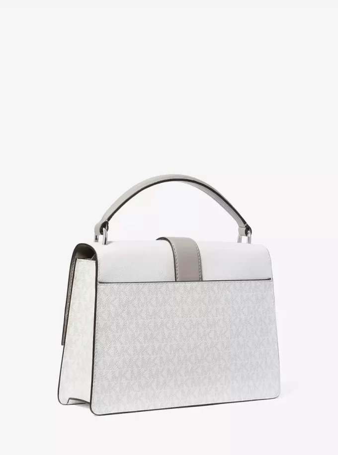 Τσάντα Greenwich Medium Color-Block με λογότυπο και υπογραφή Τσάντα Greenwich Medium Color-Block με λογότυπο και υπογραφή