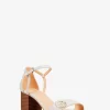 Σανδάλι με τακούνι Hannah Signature Logo Block Heel