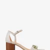 Σανδάλι με τακούνι Hannah Signature Logo Block Heel