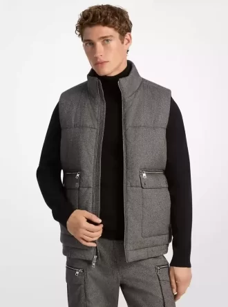 Γιλέκο από βαμβάκι Houndstooth