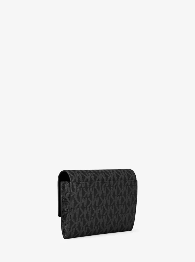 Πορτοφόλι Jet Set Medium Signature Logo 2 σε 1 Πορτοφόλι Jet Set Medium Signature Logo 2 σε 1