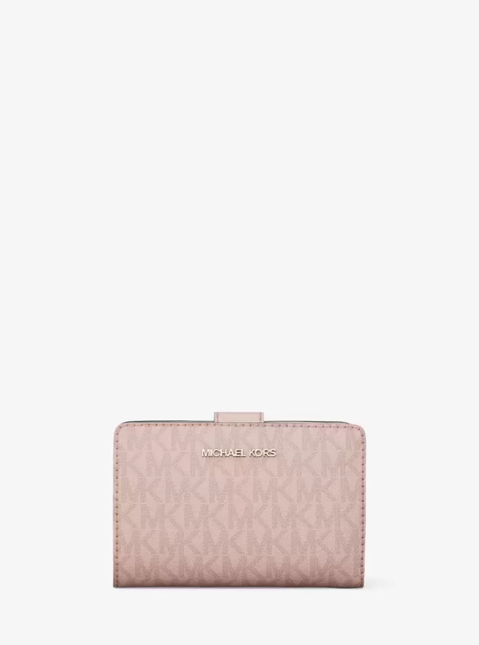 Πορτοφόλι Jet Set Medium Signature Logo Bi-Fold Πορτοφόλι Jet Set Medium Signature Logo Bi-Fold