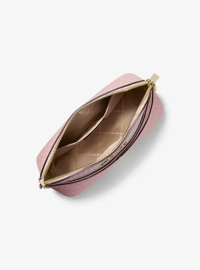 Τσάντα χιαστί Jet Set Travel Medium Color-Block με λογότυπο Signature Τσάντα χιαστί Jet Set Travel Medium Color-Block με λογότυπο Signature