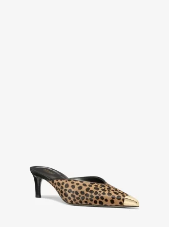 Μαλλί με τρίχες μοσχαριού Kasia Cheetah Print