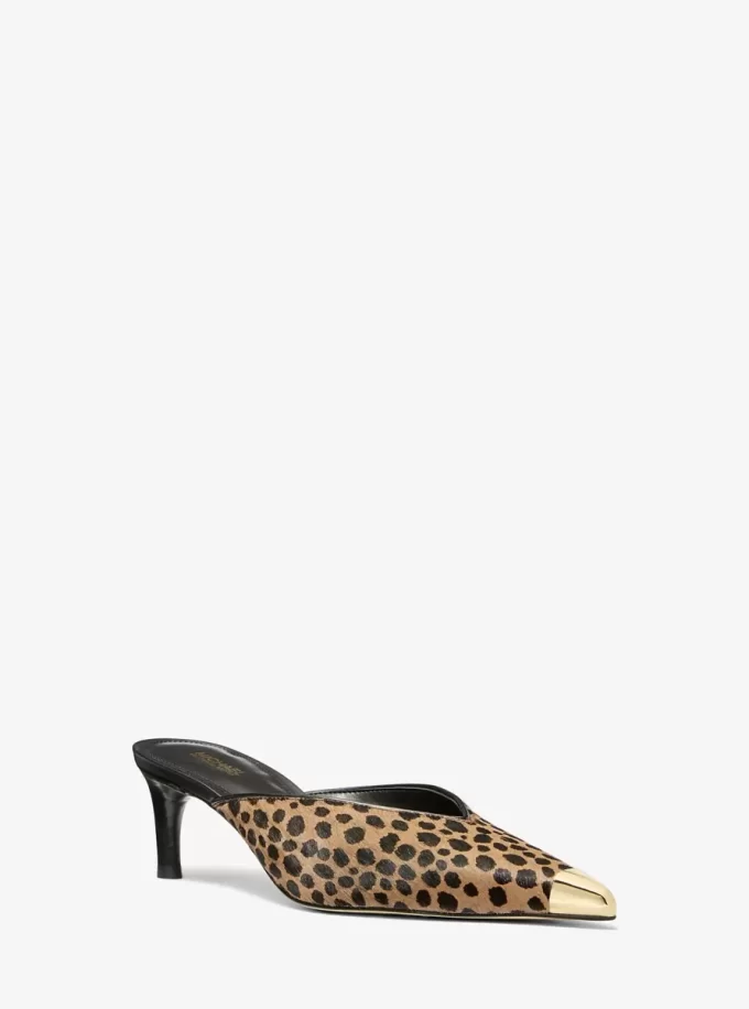 Μαλλί με τρίχες μοσχαριού Kasia Cheetah Print