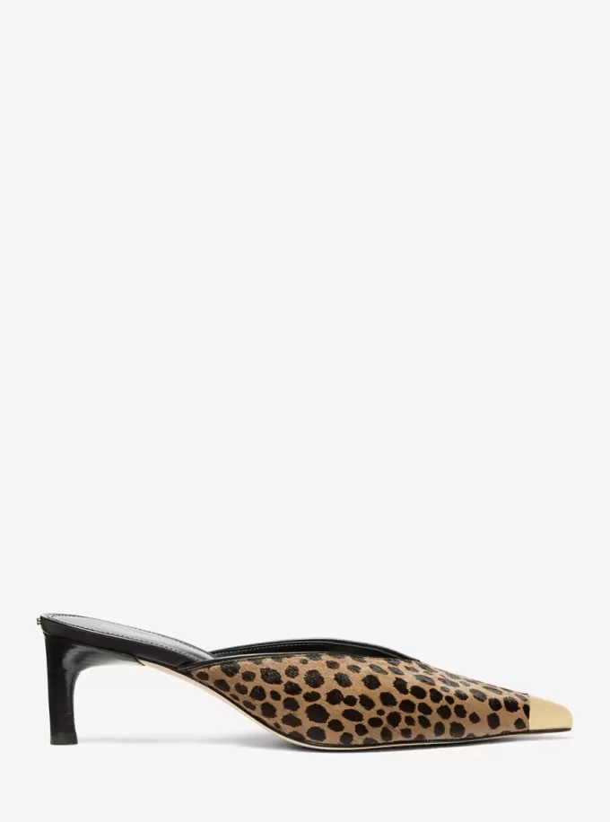 Μαλλί με τρίχες μοσχαριού Kasia Cheetah Print