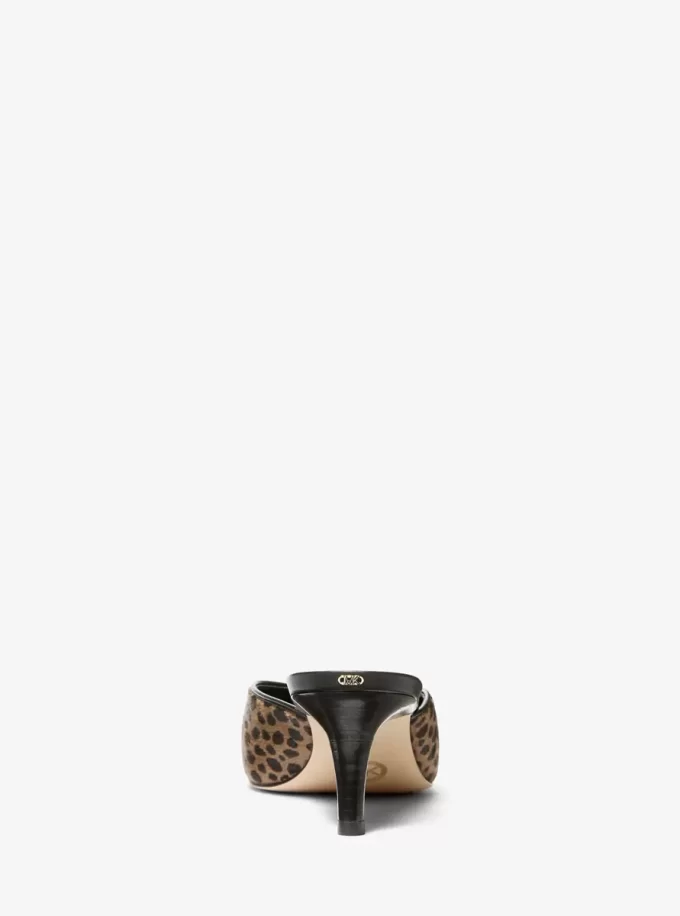 Μαλλί με τρίχες μοσχαριού Kasia Cheetah Print
