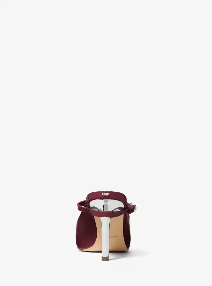 Δερμάτινη ψηλή γόβα Kasia Mule Δερμάτινη ψηλή γόβα Kasia Mule