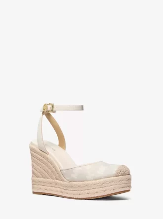 Εσπαντρίγια Larissa Logo Jacquard Wedge