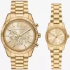 Σετ ρολογιών Lexington His and Hers σε χρυσό χρώμα