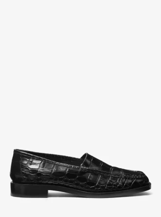 Δερμάτινο Loafer Carolyn Crocodile με ανάγλυφη εκτύπωση