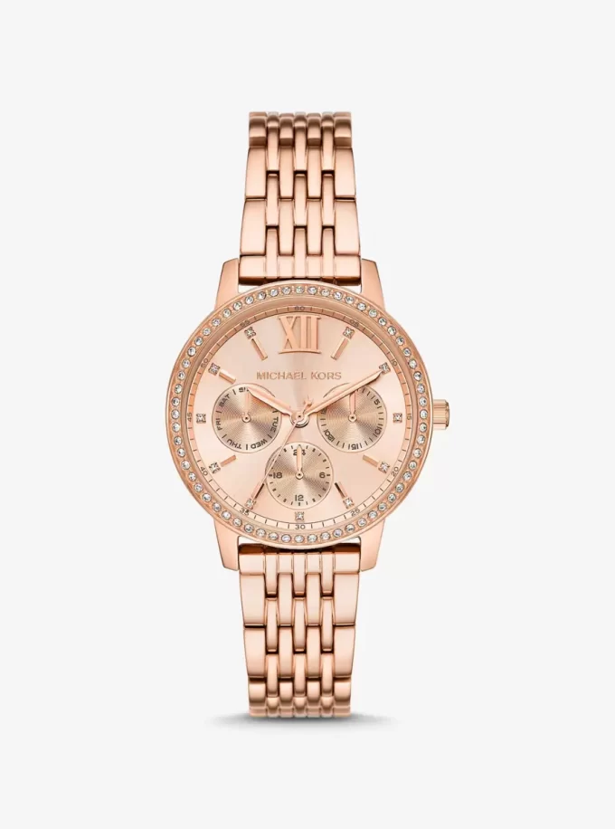 Ρολόι Melissa Pavé Rose Gold-Tone Ρολόι Melissa Pavé Rose Gold-Tone