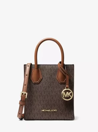 Τσάντα χιαστί Mercer Extra-Small με λογότυπο και δερμάτινο λογότυπο