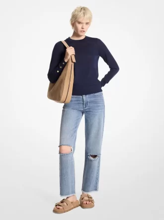 Πουλόβερ από μαλλί Merino