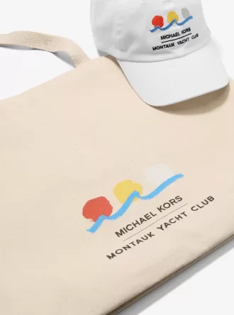 Τσάντα Michael Kors x Montauk Yacht Club από βαμβάκι και καμβά