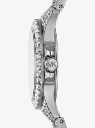 Ρολόι Mini Everest Pavé σε ασημί χρώμα