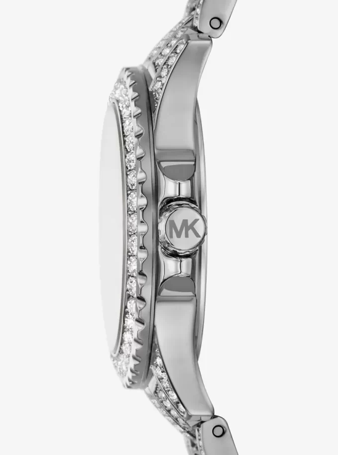 Ρολόι Mini Everest Pavé σε ασημί χρώμα Ρολόι Mini Everest Pavé σε ασημί χρώμα