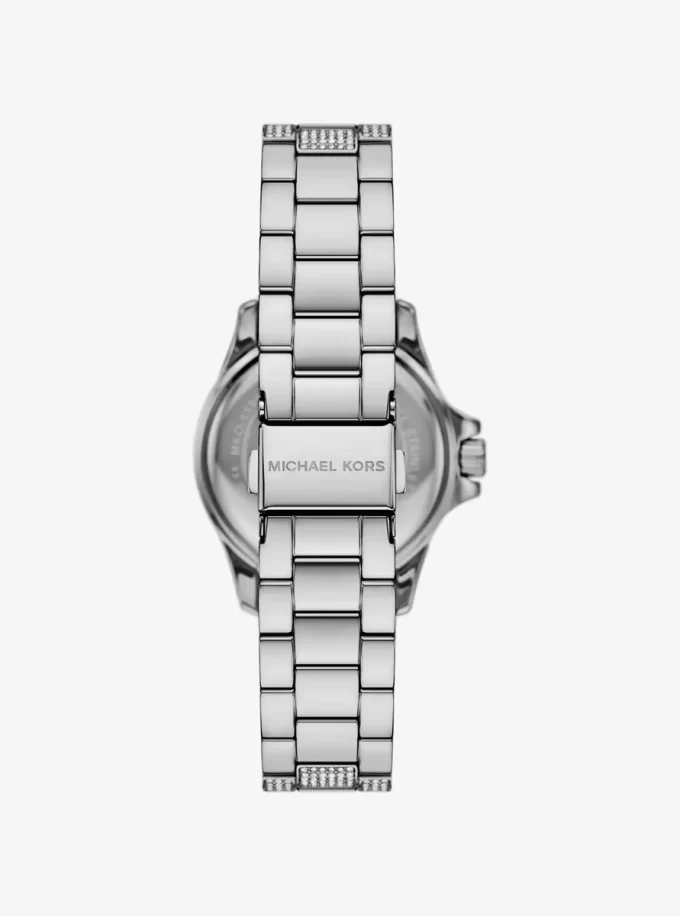 Ρολόι Mini Everest Pavé σε ασημί χρώμα Ρολόι Mini Everest Pavé σε ασημί χρώμα