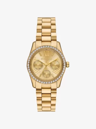 Ρολόι Mini Lexington Pavé σε χρυσό χρώμα