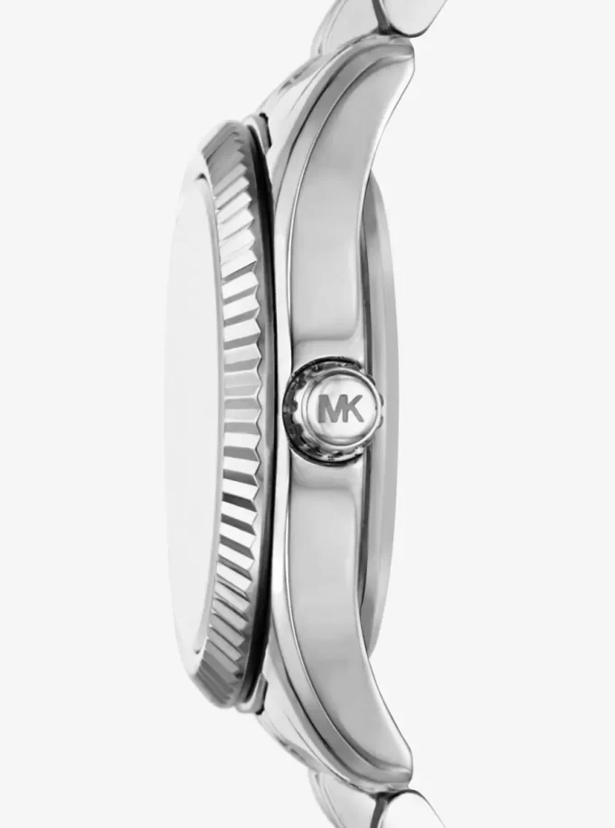 Ρολόι Mini Lexington Pavé σε ασημί απόχρωση