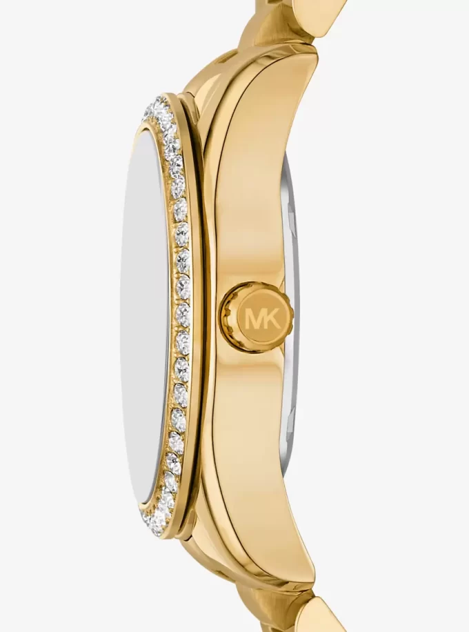 Ρολόι Mini Lexington Pavé σε χρυσό χρώμα