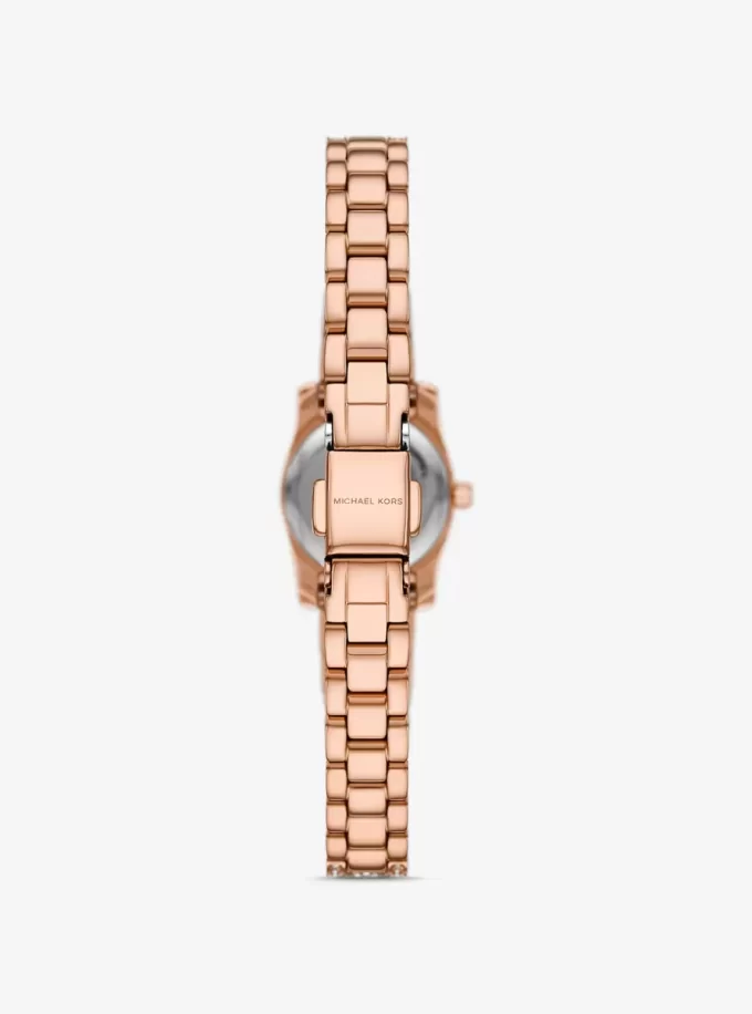 Ρολόι Mini Lexington Pavé σε ροζ χρυσό χρώμα