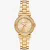 Ρολόι Mini Maren Pavé Gold-Tone