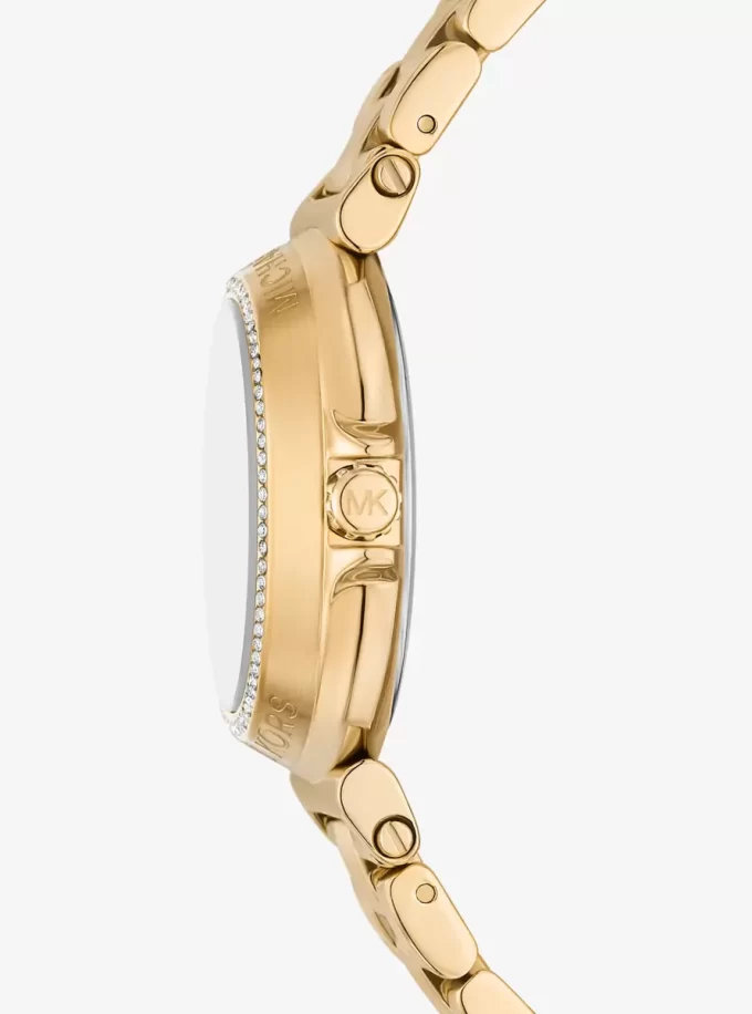 Ρολόι Mini Maren Pavé Gold-Tone