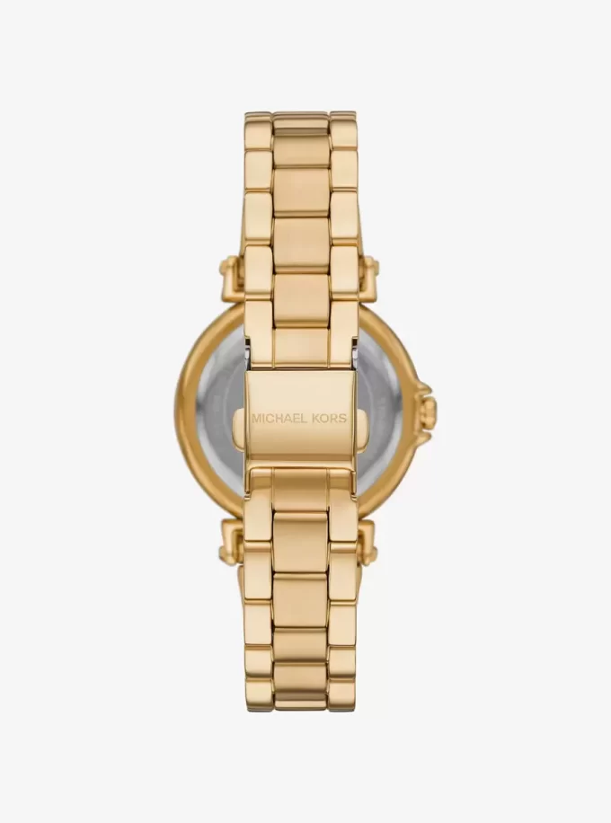 Ρολόι Mini Maren Pavé Gold-Tone