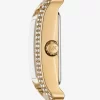 Ρολόι Mini Monroe Pavé Gold-Tone Ρολόι Mini Monroe Pavé Gold-Tone