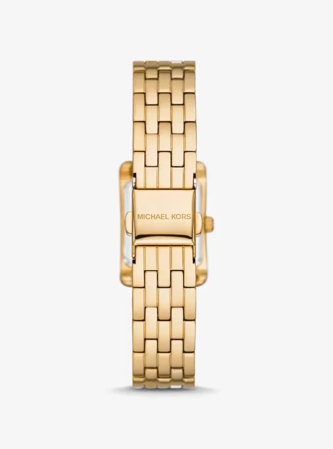 Ρολόι Mini Monroe Pavé Gold-Tone Ρολόι Mini Monroe Pavé Gold-Tone