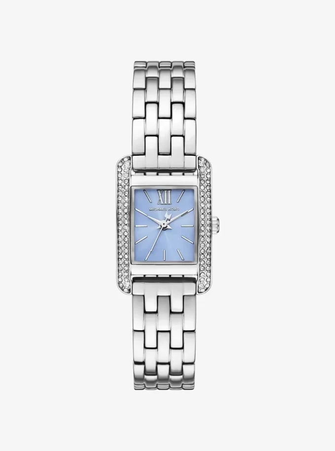 Ρολόι Mini Monroe Pavé Silver-Tone Ρολόι Mini Monroe Pavé Silver-Tone